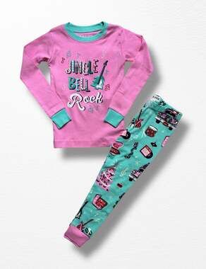 NWT Little Blue House (Hatley) Jingle Bell Rock Pajamas, Size 4